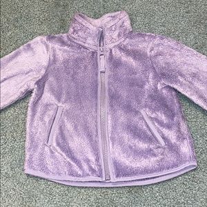 Purple fleece jacket